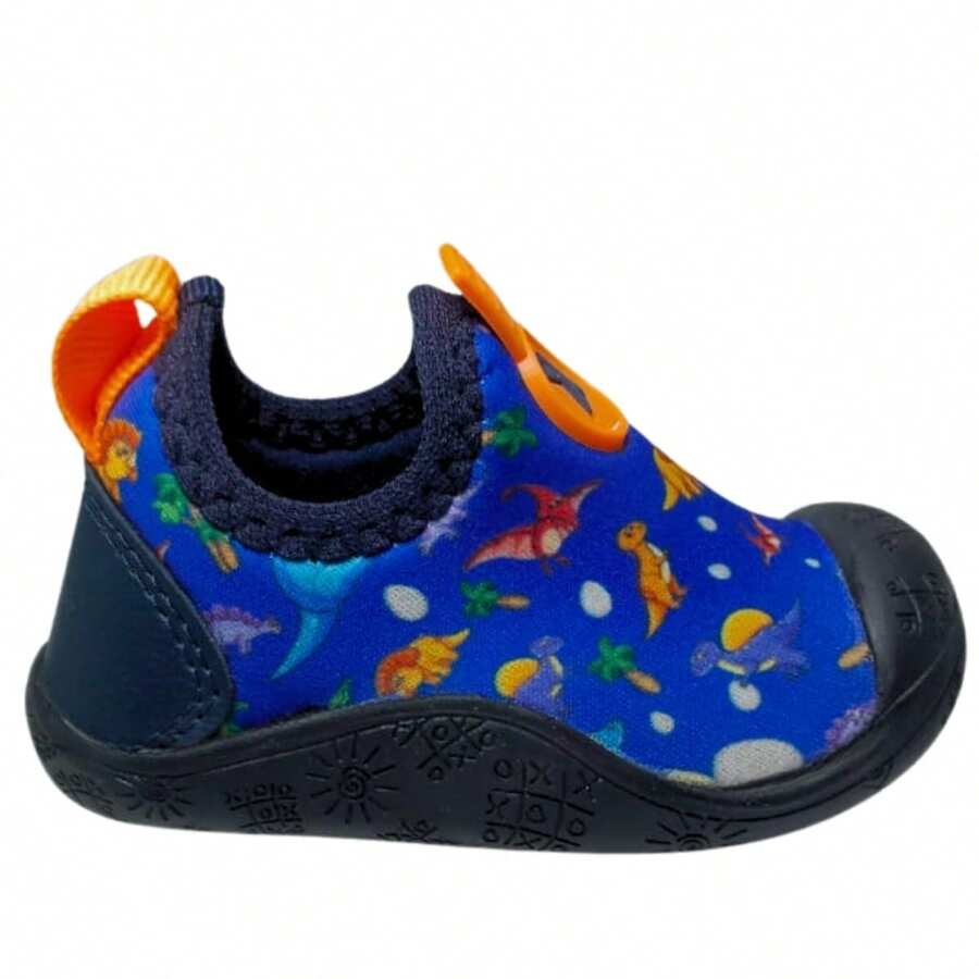 Baby Boy Shoes, Easy-To-Wear Sneakers, Comfortable For Newborns - 嬰兒恐龍運動鞋 - 查看 1