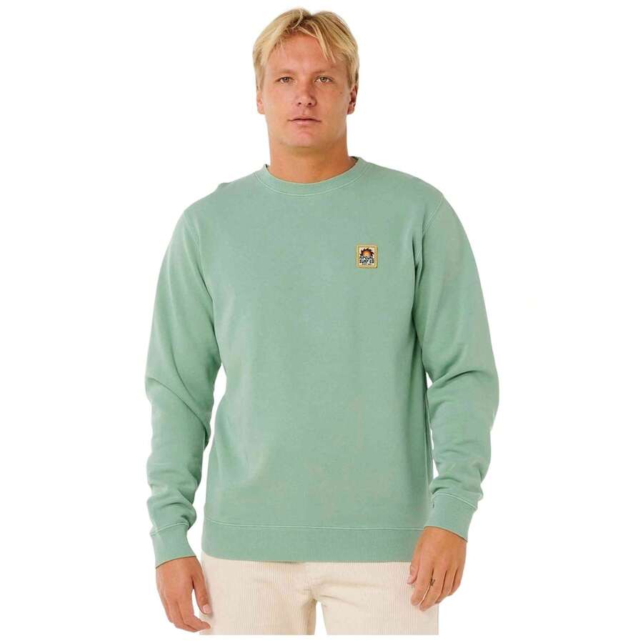 Rip Curl Herrtröja 0AMMFL_3237 i grönt - Grön - Visa 1