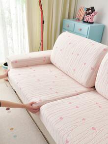 1 chiếc vỏ đệm sofa chống thấm nước và chống nước tiểu, dùng được cả bốn mùa, kiểu dáng đơn giản và hiện đại, co giãn, thân thiện với thú cưng và chống bẩn, kiểu mũ tắm có thể tháo rời, phù hợp với sofa chữ L và sofa 1/2/3/4 chỗ ngồi (Bán lẻ từng chiếc) - Hồng - Xem 6