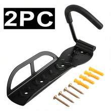 TOSUOD Wall-Mounted Bicycle Support Rack, Home Wall-Mounted Bike Hanger, Heavy Duty And Stable Bicycle Hanging Rack, Space-Saving Indoor Storage Parking Stand, Compatible With Mountain Bikes, Road Bikes, Folding Bikes, Easy Installation Non-Slip Wall Mount, Garage, Balcony, Hallway Bicycle Organization Accessory For Cycling Enthusiasts - Black - View 12