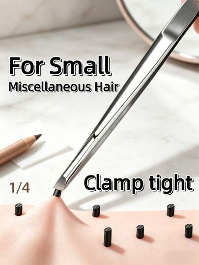 1 chiếc nhíp tỉa lông mày bằng thép không gỉ chất lượng cao, nhíp tẩy lông, nhíp nhổ lông mọc ngược, nhíp tỉa lông mày vát, dụng cụ chăm sóc da mặt. Thiết kế đầu vát giúp cầm nắm chắc chắn, dễ dàng loại bỏ lông tơ trên mặt và tạo hình lông mày. Chống gỉ, phù hợp cho cả nam và nữ, người bạn đồng hành hoàn hảo cho việc chăm sóc cá nhân hàng ngày.