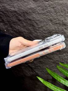 Ốp lưng từ tính bằng gel mềm trong suốt | Chống sốc & Mỏng cho iPhone 17, 16, 15, 14, 13, 12, 11 Pro Max - Trong sáng - Xem 9