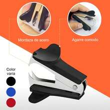 Desengrapadora Quita Grapas Oficina Escolar Papeleria Metal Kimhi Multicolor Para Grapas 24/6 Con Mandíbula De Acero Facil De Usar - A - Ver 3