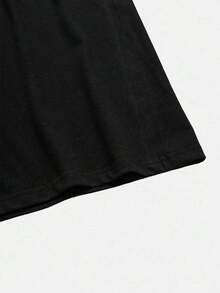 Camiseta Casual Básica Timão Corinthians Estampada SCCP + São Jorge | tendencia dia a dia, torcedor, religioso, camisa estilo streetwear oversized, material 100% algodão confortável - Preto - Visão 5