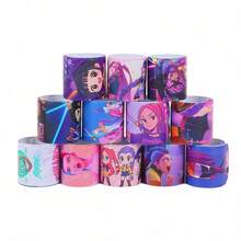 Hasbro 24 chiếc vòng tay bấm kiểu phù thủy hoạt hình, đồ dùng trang trí tiệc chủ đề K-Pop, quà tặng sinh nhật chủ đề nhân vật hoạt hình (mẫu ngẫu nhiên) - Nhiều màu - Xem 3