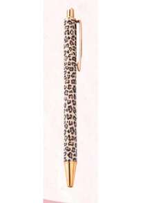 Juego de 1/2/5 bolígrafos con estampado de leopardo lindo, diseño retráctil, bolígrafo elegante para mujer, bolígrafo con estampado minimalista, adecuado para diario y regalo, regalo de bolígrafo exquisito, bolígrafo para diario de oficina y escuela, boda, Día de San Valentín, Acción de Gracias, regalo de temporada de graduación. - Multicolor - Ver 13
