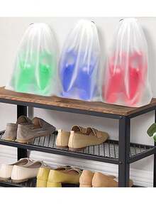Kệ đựng giày 4 tầng xếp chồng: Kệ để giày đứng độc lập màu đen - Kệ đựng giày bằng thép không gỉ dễ lắp ráp - Kệ tiết kiệm không gian cho lối vào, hành lang và tủ quần áo. - Nhiều màu - Xem 6