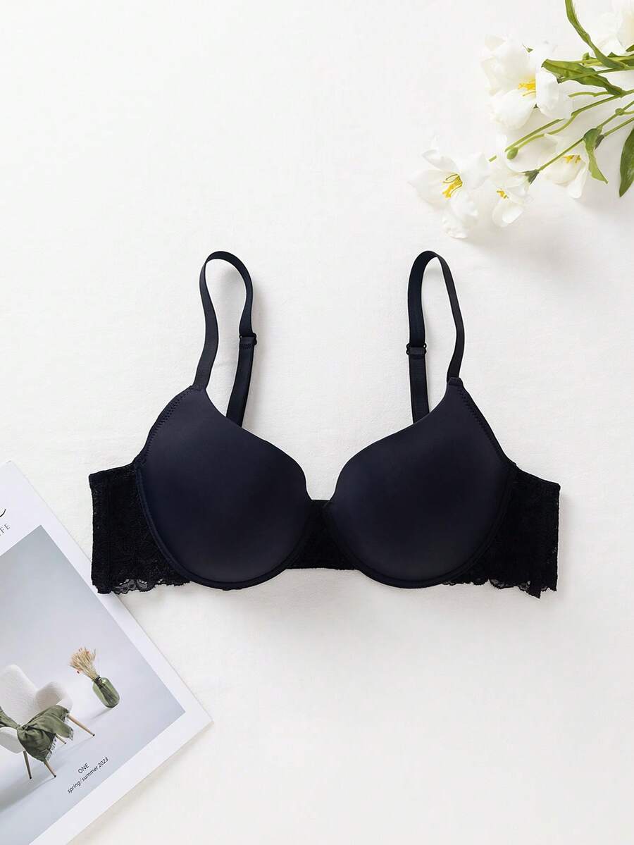 3pcs Plus Size Women Bra Set, Full Coverage Supportive Bra, Breathable Comfortable Stretchy Matching Set - Multicolor - View 1