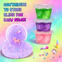 1 Box DIY Slime Making Toy Set, Clay Toy Set, Stress Relief Toy, Gift Choice, Party Activity, Creative DIY Toy, Decoration, Decoration, Squeeze Toy, Amazing Slime Making Set, Children's Birthday Gift - Multicolor - View 8