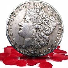 1pc Vintage Embossed Various Years American Statue Of Liberty 40mm Silver Commemorative Coin, Random Delivery - Multicolor - View 18