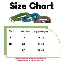 1pc Adjustable Comfortable Padded Nylon Heavy Duty Dog Collar With Safety Buckle, Durable Pet Neck Strap For Outdoor Daily Use, Suitable For Small/Medium/Large Dogs - Multicolor - View 9