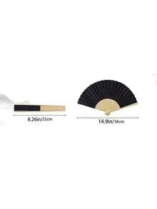 1pc Pink Hand Fan, Lightweight Blank Fan, Suitable For Wedding Favors, Bridal Shower, Summer Party, DIY Decoration, Beach Events And Keeping Guests Cool - Multiple Styles - View 8