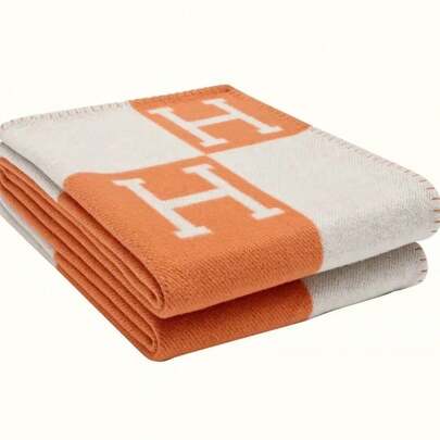 Fashionable New High-End Cozy H Blanket Patio Furniture Decor, Ultra-Soft, Ideal For Office Nap Sofa, Bed, Travel, Camping, All Seasons, Home Lightweight Comforter, Best Gift For Friends And Family