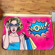Mr. Worldwide's Experienced Doormats And Anti-Slip Floor Mats Are Suitable For Entrances, Living Rooms, Bedrooms, And Home Décor. They Are Washable Carpets. - White - View 2