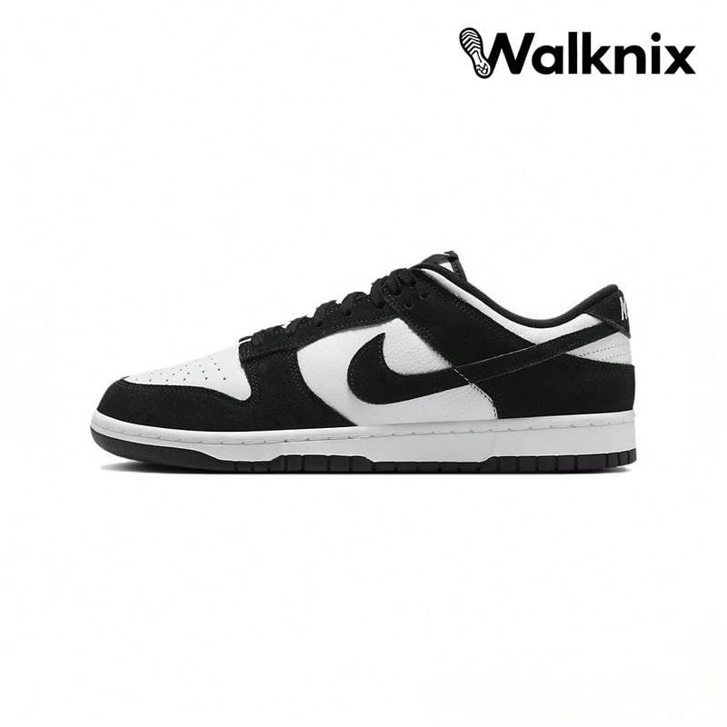 Dunk Low SE 'Suede Panda' Black White Sneakers Men FQ8249-100 - Multicolor - View 1