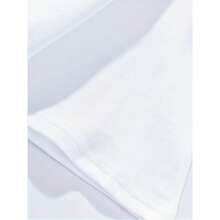 Stylish Versatile Casual T-Shirt With Print - [白色的] - 查看 2