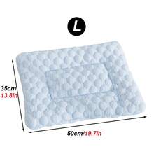 1 tấm lót võng chống trượt bằng lụa lạnh, thảm mát cho thú cưng nhỏ như chuột đồng, nhím, thỏ - Nhiều màu - Xem 31