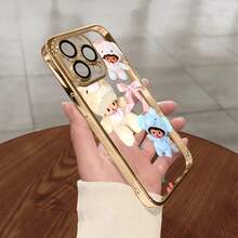 スマホケース TPUケース メッキ加工 レンズ保護カバー付き クリアデザイン 高透過 シンプルおしゃれ 柔らかTPU 全面保護 耐衝撃 傷防止 カメラレンズ保護 レンズ全体保護 17pro Max/17pro/17/11/12/13/14/15/15Pro/15PluS/15Pro Max/16/16Pro/16PluS/16Pro Max/MIN/X/XR 対応対応 インスタ映え 大人上品 プレゼント - 银色 - チェックする 2