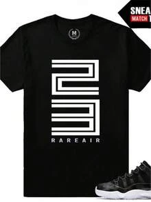 Barons 11 Jordans Jerseys - Black - View 8