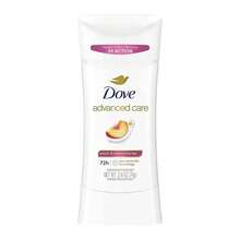 Dove Advanced Care 72 Hour Antiperspirant Deodorant Peach And Chamomile Tea 2.6oz / 74g - Trà đào và hoa cúc - Xem 3