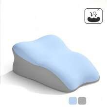 1pc Ergonomic Memory Foam Face Down Pillow, Soft Wedge Support, Suitable For Reading And Phone Use. Multi-Functional Lying Pillow, Slow Rebound Bed Pillow, Universal Adult Ergonomic Reclining Cushion, Neck Massage In Sitting Position, Removable Washable Pillow Cover - Multicolor - View 4