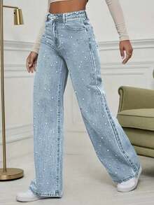 Women's Jeans - Light Wash - View 4