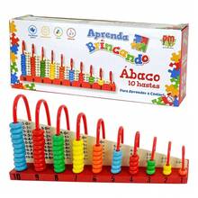 Ábaco 10 Hastes Aprenda Matemática Brincando Educativo - DM Toys - Multicolorido - Visão 2