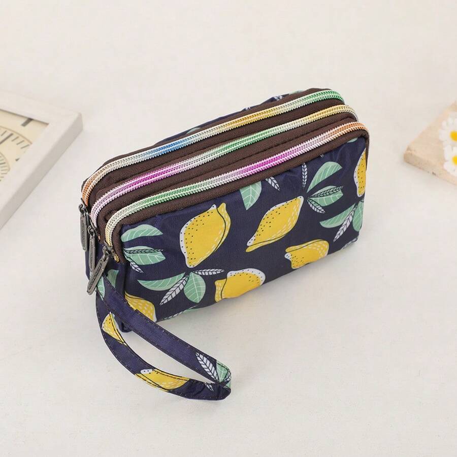 Women's Clutch Bag, 3-Layer Long Wallet, Large Capacity Key Pouch, Casual Phone Bag, Women's Wallet - Multicolor - View 1