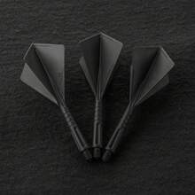 3pcs/Pack Integrated Universal Threaded Dart Flights, Made Of High-Toughness Thickened Black Plastic, Durable And Impact-Resistant, Long-Lasting And Deformation-Resistant - Multicolor - View 5
