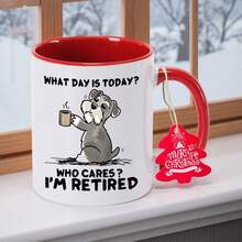 Funny Retirement Mug - "I'm Retired" Coffee Cup With Retired Dog Design - Heavy-Duty Ceramic Cup For Men & Women - Birthday, Anniversary, Christmas, Thanksgiving, Halloween Gift - Hand Wash Only - Funny Retirement Party Decorations - màu xanh lá - Xem 9