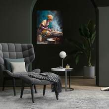 2D Plano, 2D Plano, 1 pieza de arte 2D plano, que muestra una pintura en lienzo de alta definición, perfecta para decorar paredes en la sala de estar, el dormitorio o el pasillo, y es un regalo considerado para seres queridos - Enmarcado - Ver 2