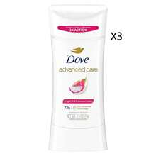 Dove Advanced Care 72 Hour Antiperspirant Deodorant Dragon Fruit And Coconut Cream 2.6oz / 74g 3 Pack - 火龍果和椰子奶油 - 查看 3