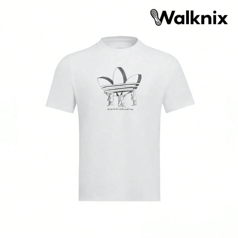 Adidas Originals Trefoil Lift T-Shirt White T-Shirts Men - 彩色 - 查看 1