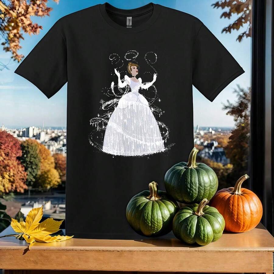 Camiseta de princesa  para el baile Camiseta Sudadera con capucha Unisex Hombre Mujer S5XL Gildan Top para niños y niñas SY403220g 100% algodón Camiseta - Hombre - Ideal para usar con jeans o shorts Adecuado para todas las personas, ya sean mujeres u hombres Tejido duradero de alta calidad adecuado para todas las estaciones, suave al tacto pero hecho para durar Tops transpirables para mujer Conjuntos de otoño para mujer Conjuntos de vacaciones para mujer Disfraz de Pascua, Día de San Patricio - Negro - Ver 1