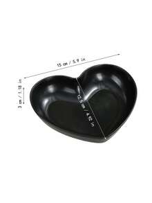 1 cái/7 cái đĩa nhựa PP hình trái tim màu hồng/đen có thể tái sử dụng - Đa chức năng dùng đựng các loại hạt, đồ ăn nhẹ, trái cây, tráng miệng, bánh ngọt, khoai tây chiên - Dụng cụ nhà bếp, thích hợp cho Ngày của Mẹ, Ngày của Cha, gia đình, tiệc tùng, đám cưới, sinh nhật, ngày lễ - Nhiều màu - Xem 11
