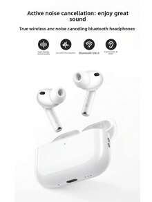 Latest Upgraded ANC Noise Cancelling Earphones, Quick Fast Charge, Mini Compact Stylish Design, Stable Connection For IOS Devices, Ideal Wireless Earbuds For Office Business Use - Thế hệ thứ 7 - Xem 5