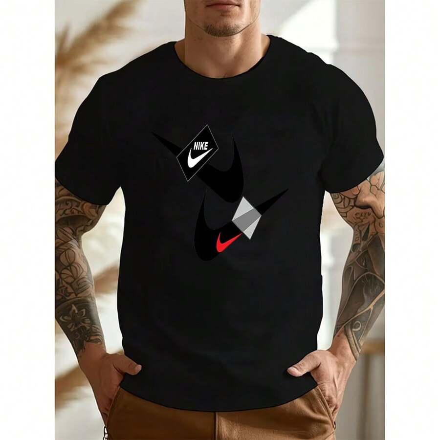 T-shirts pour hommes - Noir - Voir 1