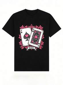 Camiseta de manga corta con cuello redondo suave y casual de verano para mujer, tops para salir, algodón, vintage, estilo callejero europeo y americano, casual deportivo, estilo unisex, estilo casual urbano, tops bonitos, Gen Z, curvy, ropa Y2K, camisetas divertidas, tops para damas, conjuntos de vacaciones para mujer, top lindo, camiseta gráfica, conjuntos de primavera, camisetas holgadas, ropa de calle retro, estilo de los 90, estilo de los 2000, subcultura, top negro, tops blancos, atuendo de fiesta de los 90. Negro - Negro - Ver 9