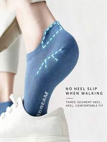 1/5/10 Pairs Men's Thin Mesh Breathable Ankle Socks, Sweat-Absorbent & Odor-Resistant, Suitable For Summer - Multicolor - View 2