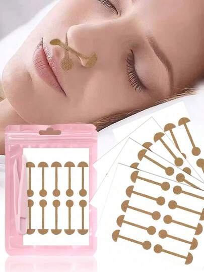 100 stuks onzichtbare neusclips, elastische neusvormstrips met zelfklevende functie, geschikt voor brede neusgaten, huidvriendelijke neusclips. Geschikt voor make-up en cosplay, ideaal voor op reis, onmisbaar voor uitstapjes, neusvormgevend hulpmiddel, perfect voor millennium, Halloween, feestjes, Thanksgiving, Nieuwjaar en andere feestdagen. Ook een uitstekend cadeau.