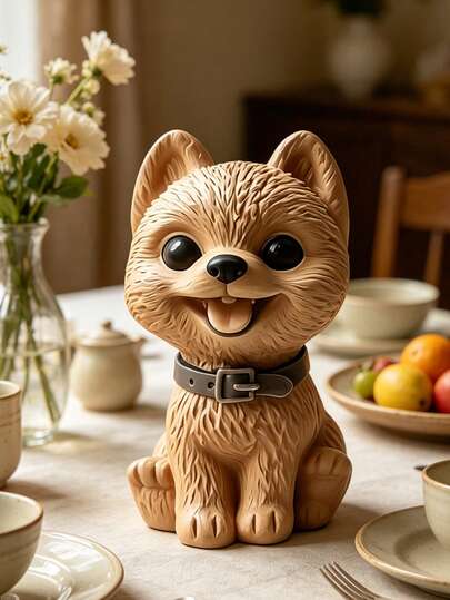 1 khuôn silicon 3D hình chó Pomeranian, thiết kế lông xù, dễ tháo khuôn, dùng để làm nến thơm, xà phòng, nhựa thạch cao, đồ trang trí nhà cửa DIY, khuôn thạch cao cho Ngày Valentine, Giáng sinh, Sinh nhật.