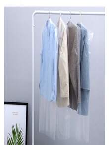 30pcs Transparent Garment Dust Cover Bags Set, Clothes Storage Organizer For Bedroom, Suitable For T-Shirts, Pants, Dresses, Blouses, Jumpsuits, Spring/Summer Tops - Thickness 2.2wire - View 2
