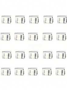 18 piezas de clips invisibles para dobladillo de ropa de colores aleatorios, fijadores de pernera de pantalón antideslizantes, hebillas de cintura sin costuras, adecuados para uso diario de hombres y mujeres, regalo para amigos - Multicolor - Ver 12