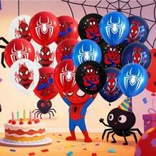 BUTTBILL SpongeBob SquarePants Themed Latex Balloons, Party Supplies, Red Latex Balloons For Party Decoration - Multicolor - View 2