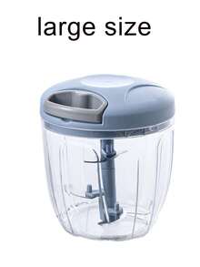 1pc Extra-Large Capacity Manual Food Chopper, Multi Functional Garlic Masher, Portable Hand Pull String Garlic Mincer Onion Cutter, (Two Sizes Available)Vegetable Cutter, Manual Food Chopper, Vegetable Chopper, Meat Chopper, Garlic Crusher, Meat Masher, Creative Fruit Grinder, Kitchen Gadgets - Multicolor - View 11