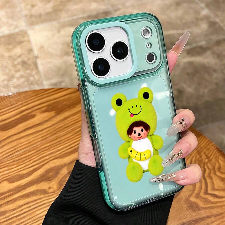 Basic Phone Cases - สีเขียวโปร่งแสง - ดู 1