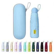 Business 19-Inch Mini Capsule Umbrella Portable Pocket Folding Umbrella - Multicolor - View 3