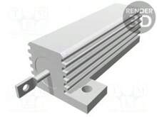 Resistore a filo avvolto da 22K 50W, potenza metallica ARCOL - Grigio Chiaro - Visualizzare 1