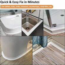 3 cuộn băng keo chống thấm, băng keo tự dính, băng keo chống nấm mốc dùng để bịt kín các khe hở trong nhà bếp, phòng tắm, bồn rửa, vòi sen. - A-trắng - Xem 3