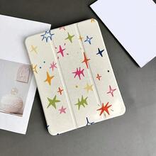1个彩色星空图案平板电脑保护套，带笔槽，兼容iPad 10.9/10.2/Air第五代/Pro11/第十代/9.7/Air 2/（第七代）/（第八代）/Air 4/5/Pro 11/第十代10.9英寸（2022款）智能保护套/Air 13（M3 2025）/Air 11（M3 2025）/Air 11（M3 2025）/11（A16 2025），支持自动休眠/唤醒功能，兼容Galaxy Tab S10+/S9/A9，兼容小米5/5PR/6/6PRO/7/7PRO，兼容华为MatePad，兼容荣耀平板 - 彩色 - 查看 2